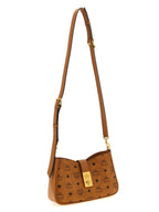 Brown Polyethylene Shoulder Bag