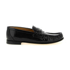 Black Calfskin Slip-On Loafers