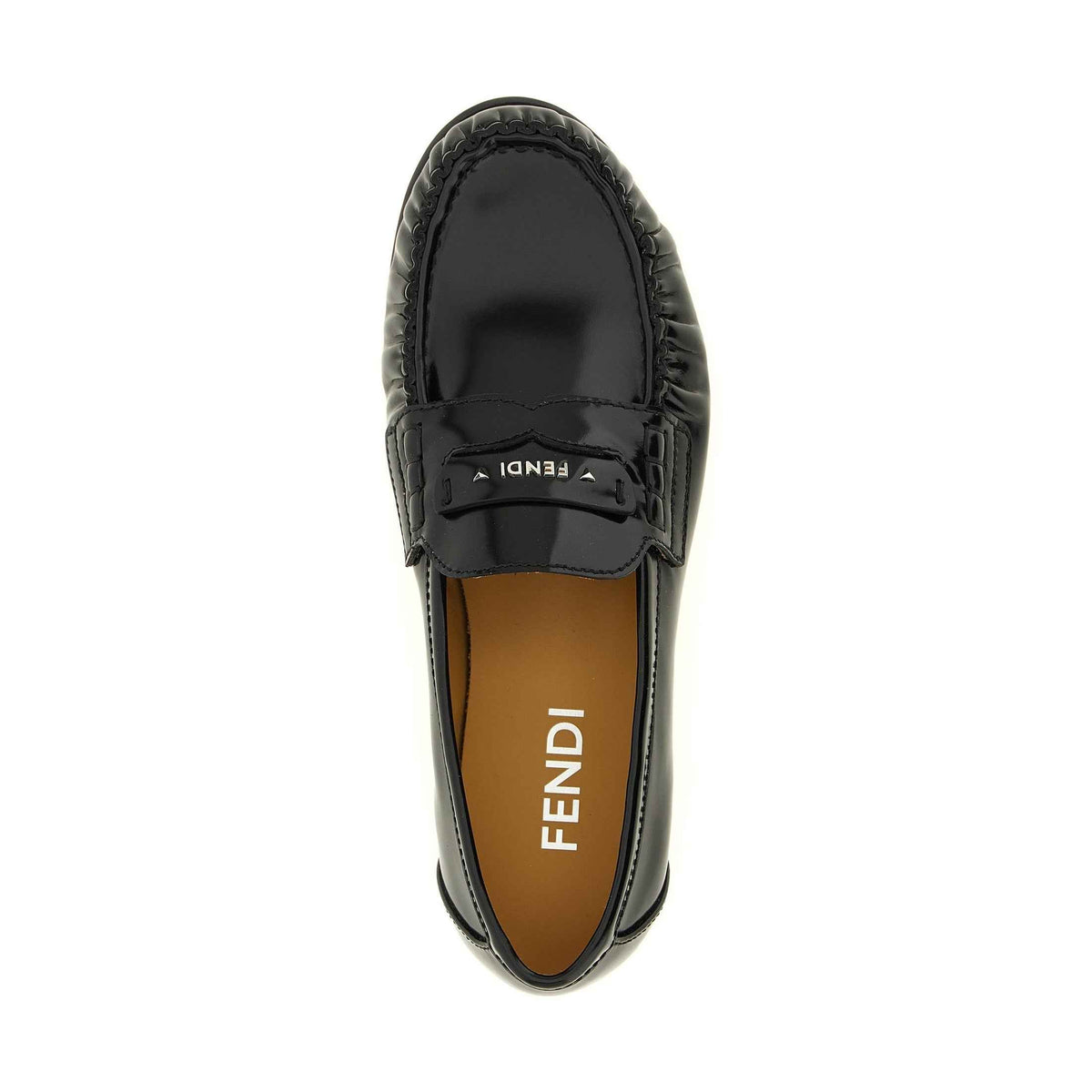 Black Calfskin Slip-On Loafers