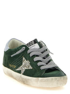 Bicolor Leather Low Top Sneakers