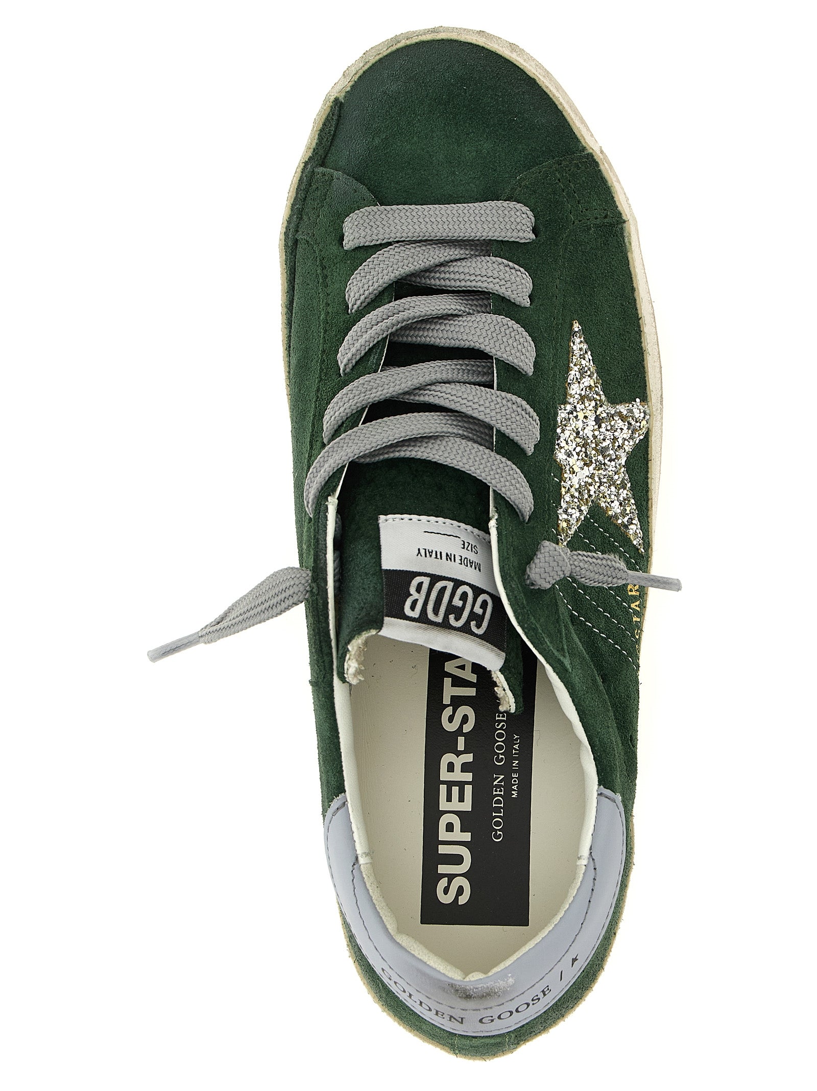 Bicolor Leather Low Top Sneakers