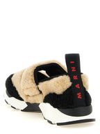 Bicolor Lamb Leather Chunky Sneakers