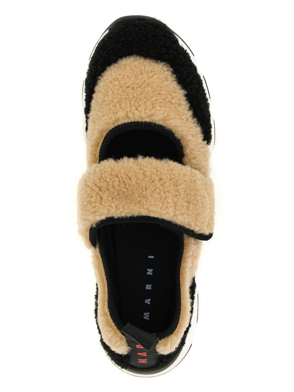 Bicolor Lamb Leather Chunky Sneakers