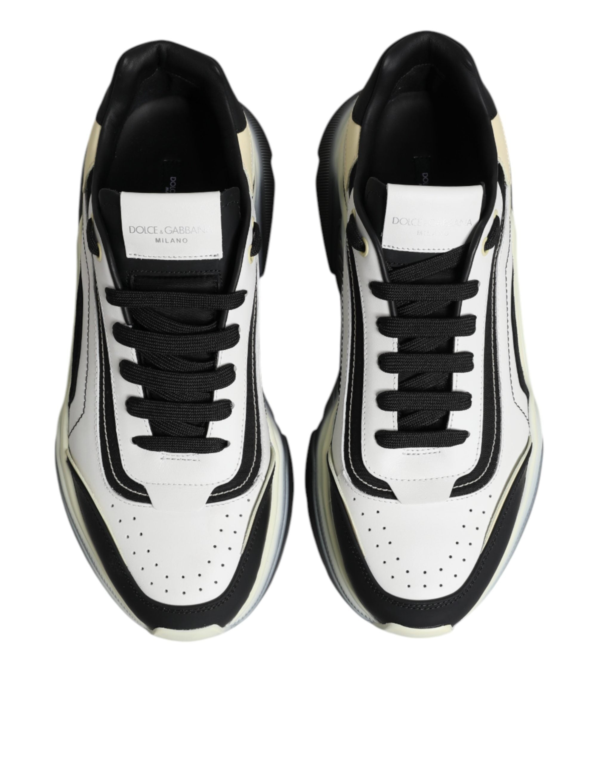 White Black Daymaster Two Tone Sneaker Shoes