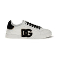 White Calf Leather Bos Taurus Low Top Sneakers