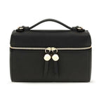 Black Calf Leather Bos Taurus Handbag