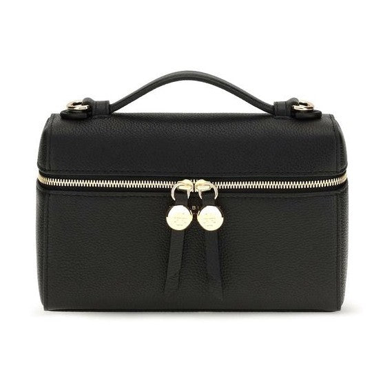 Black Calf Leather Bos Taurus Handbag