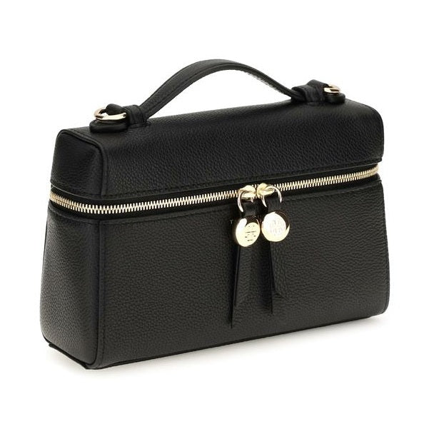 Black Calf Leather Bos Taurus Handbag