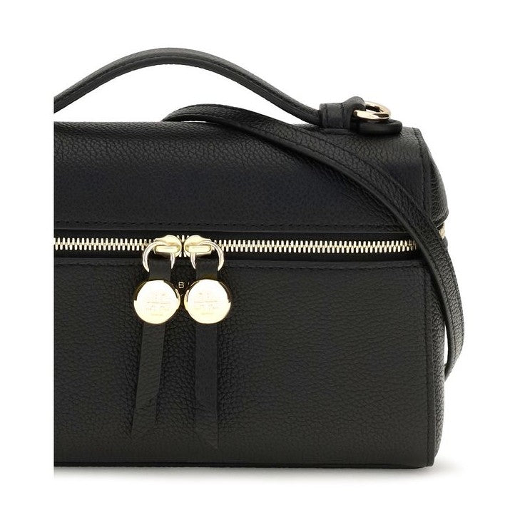 Black Calf Leather Bos Taurus Handbag