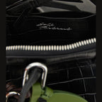 Black Cowhide Handbag