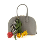 Gray Cowhide Handbag