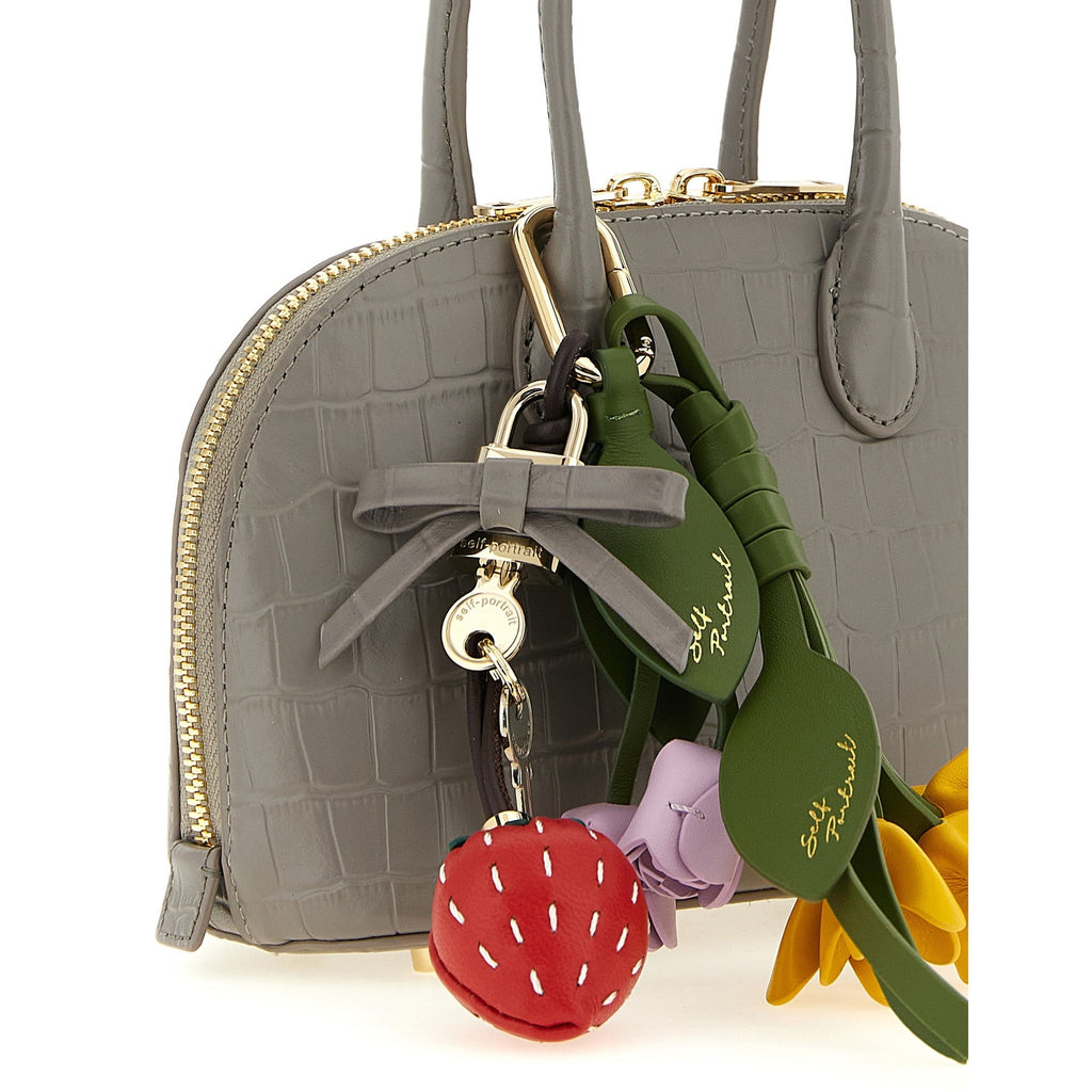 Gray Cowhide Handbag