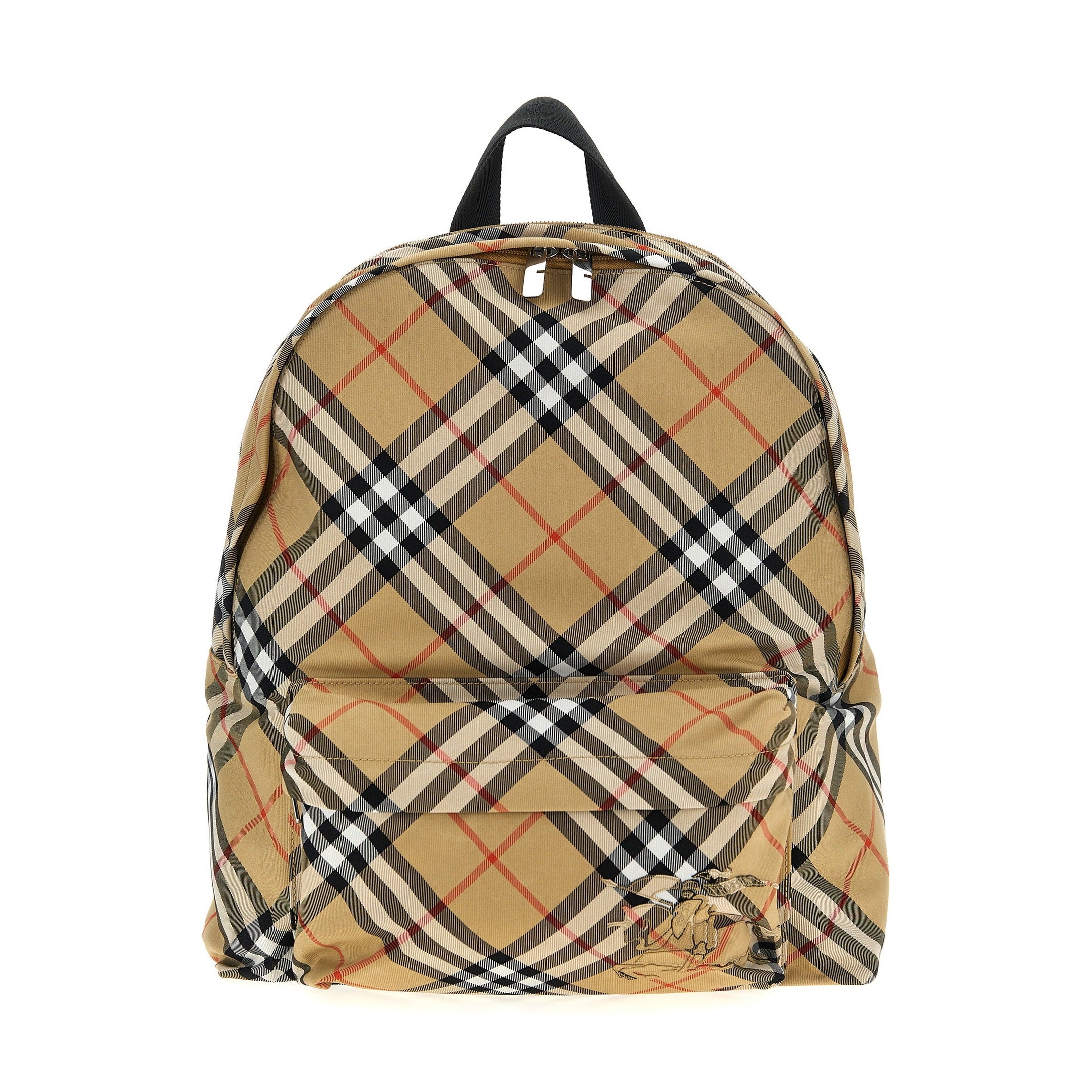 Beige Polyester Backpack