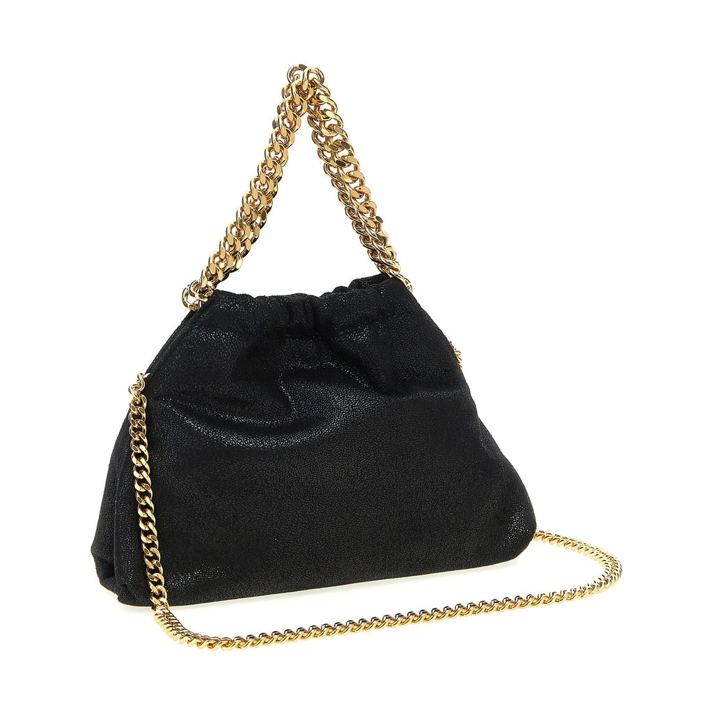 Black Polyester Crossbody Bag