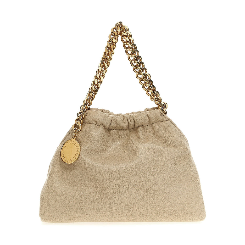 Beige Polyester Crossbody Bag