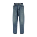 Blue Cotton Relaxed Fit Jeans