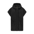 Black Polyamide Sleeveless Jacket
