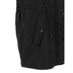 Black Polyamide Sleeveless Jacket