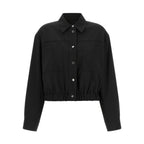 Black Wool Full-Length Jacket