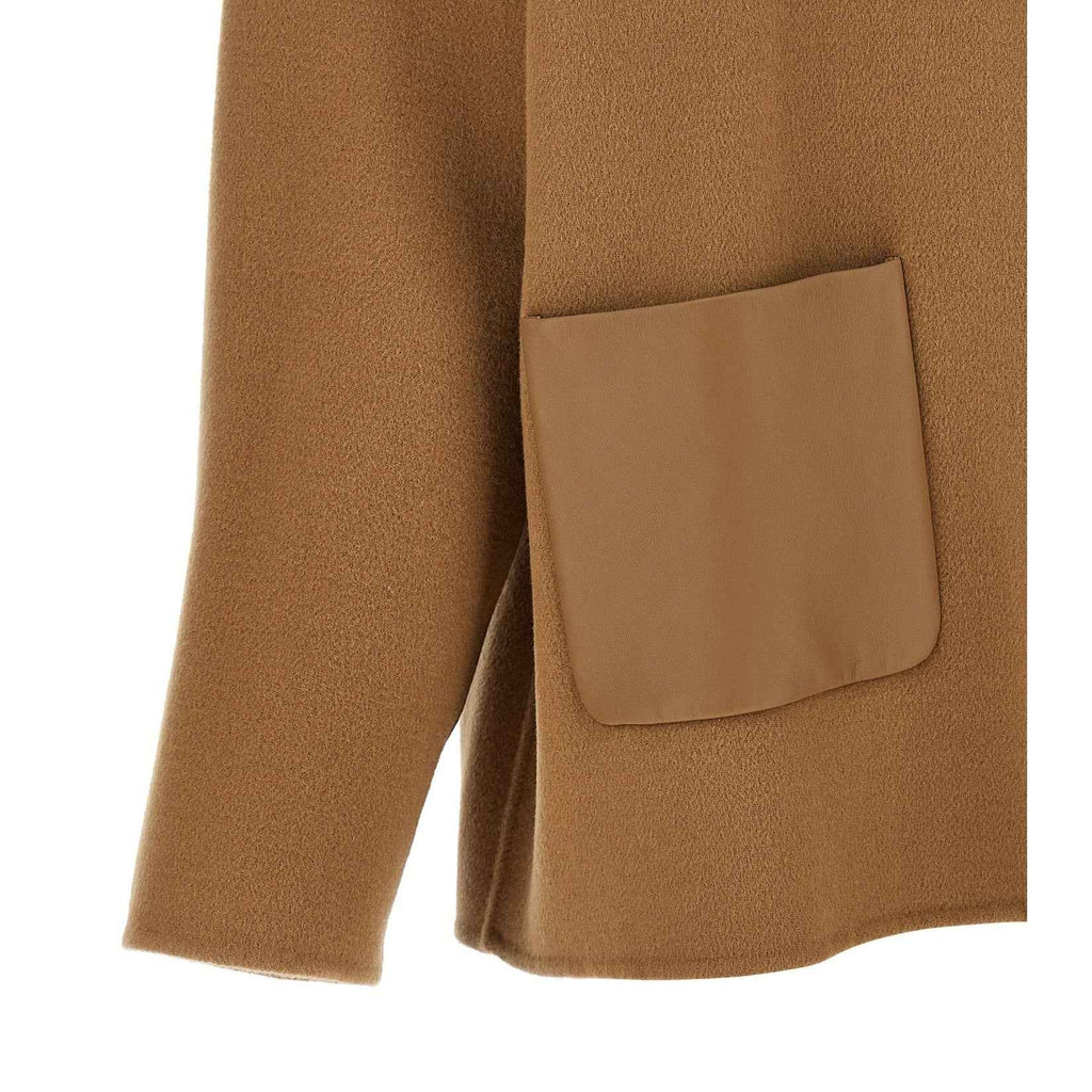 Beige Virgin Wool Coat