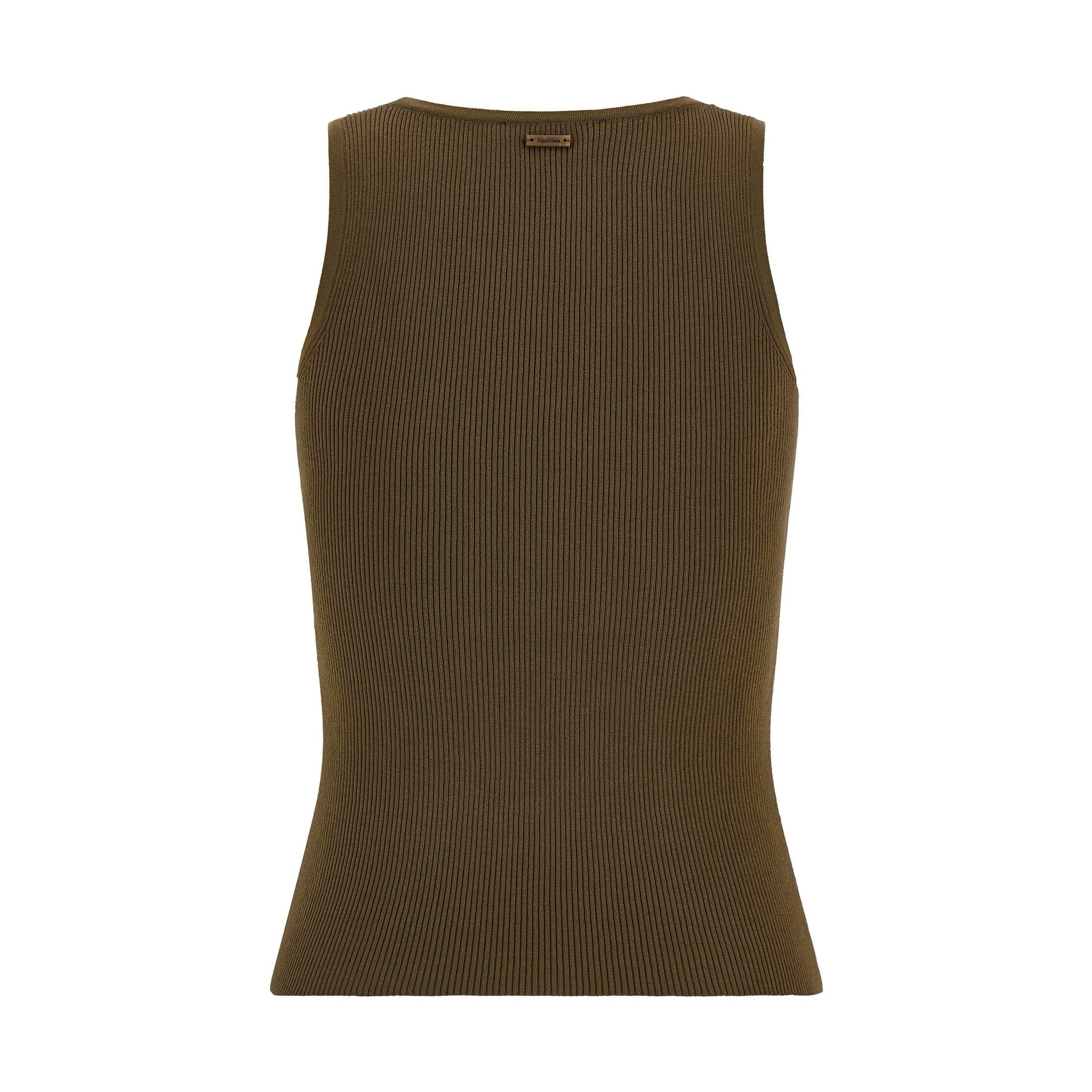 Bicolor Viscose Sleeveles T-Shirt