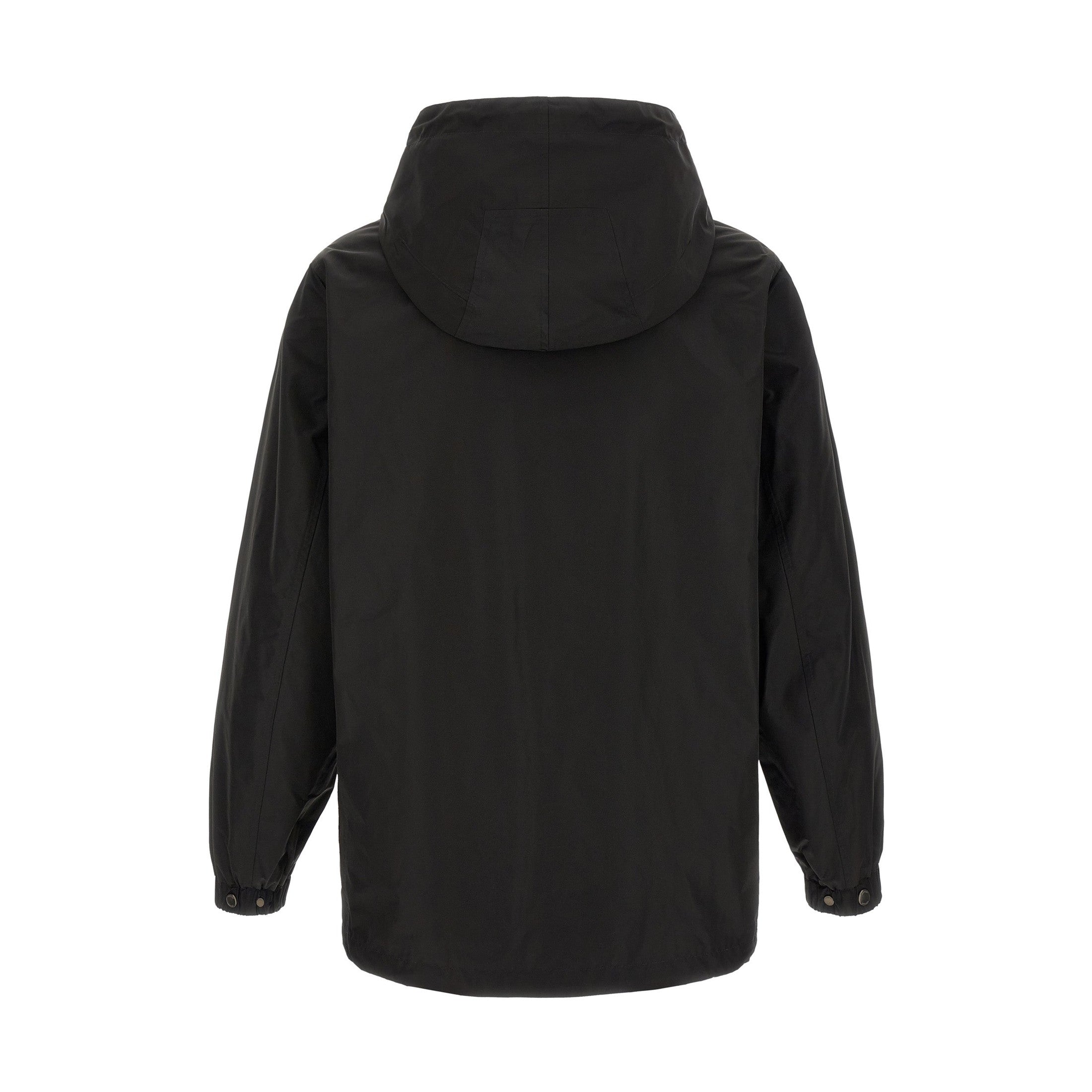 Black Polyester Coat