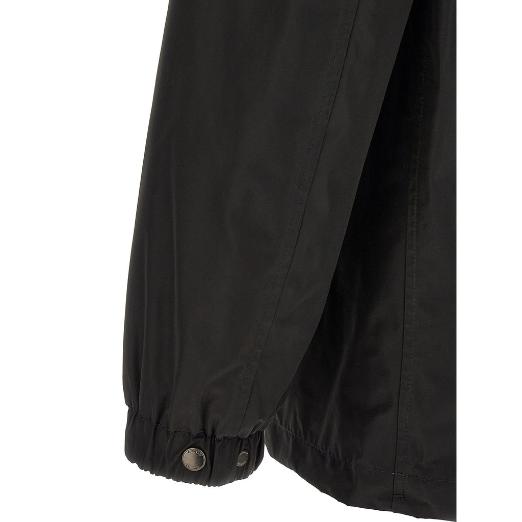 Black Polyester Coat