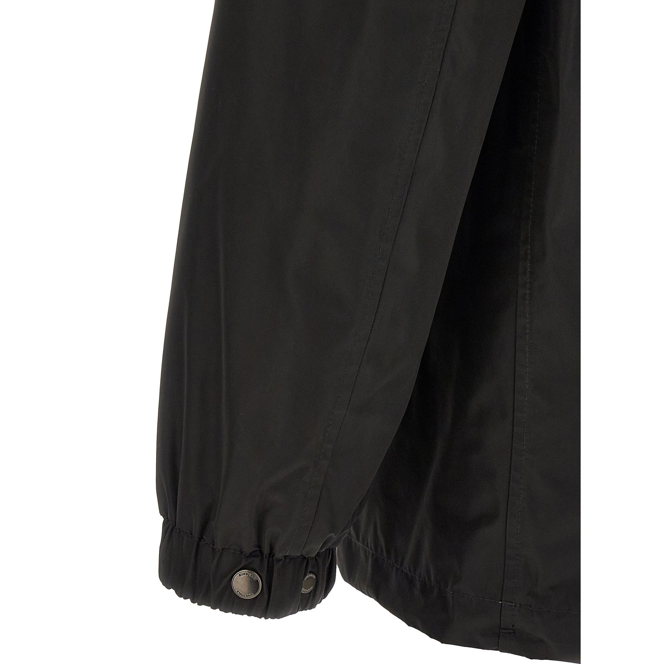 Black Polyester Coat