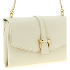 White Calfskin Shoulder Bag
