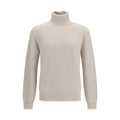 Beige Cashmere Turtleneck