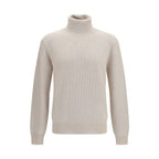 Beige Cashmere Turtleneck