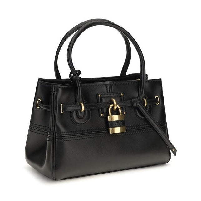 Black Buffalo Leather Shoulder Bag