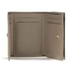 Beige Calf Leather Bos Taurus Wallet