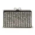 Silver Glass Clutch Bag