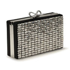 Silver Glass Clutch Bag