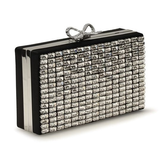 Silver Glass Clutch Bag