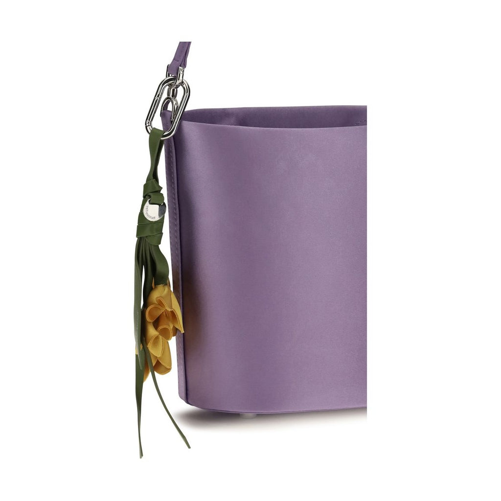 Purple Polyester Backet Bag