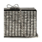 Silver Glass Clutch Bag