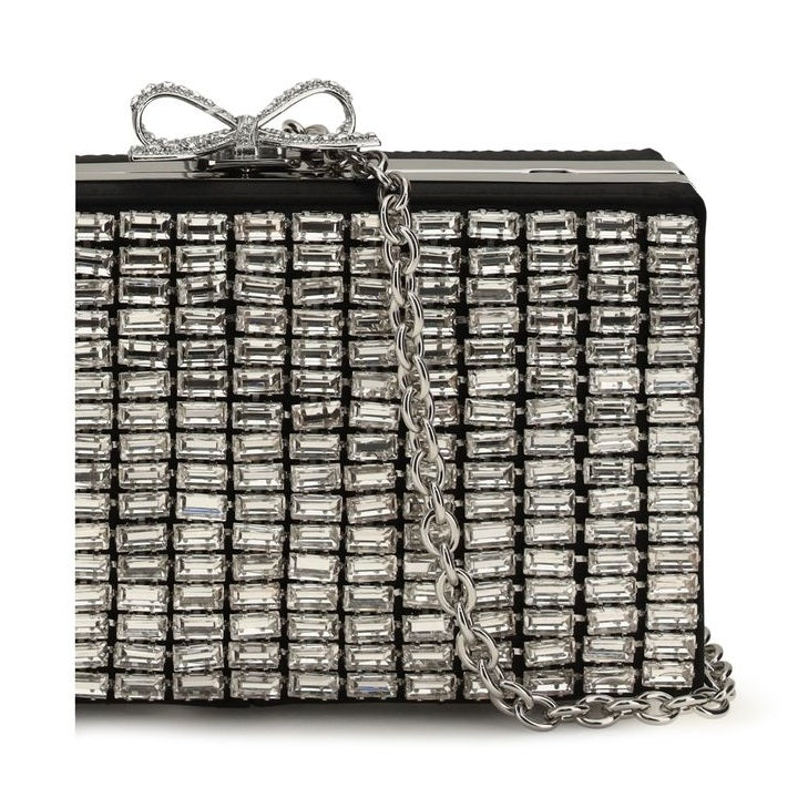 Silver Glass Clutch Bag