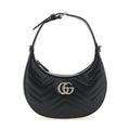 Black Calfskin Shoulder Bag