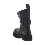 Black Calfskin Ankle Boots