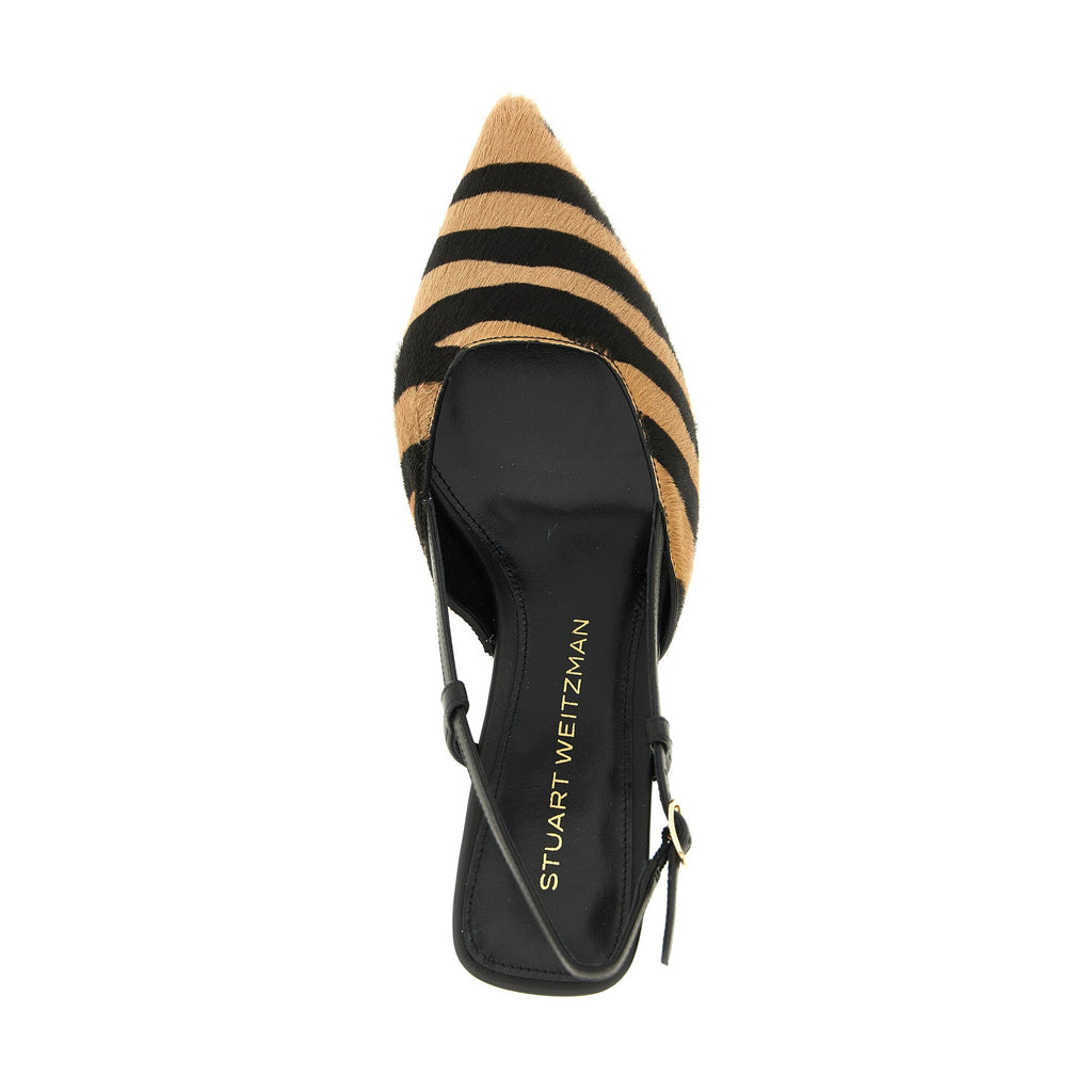 Multicolor Calfskin Mid Heel Pumps
