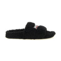 Black Polyester Slides