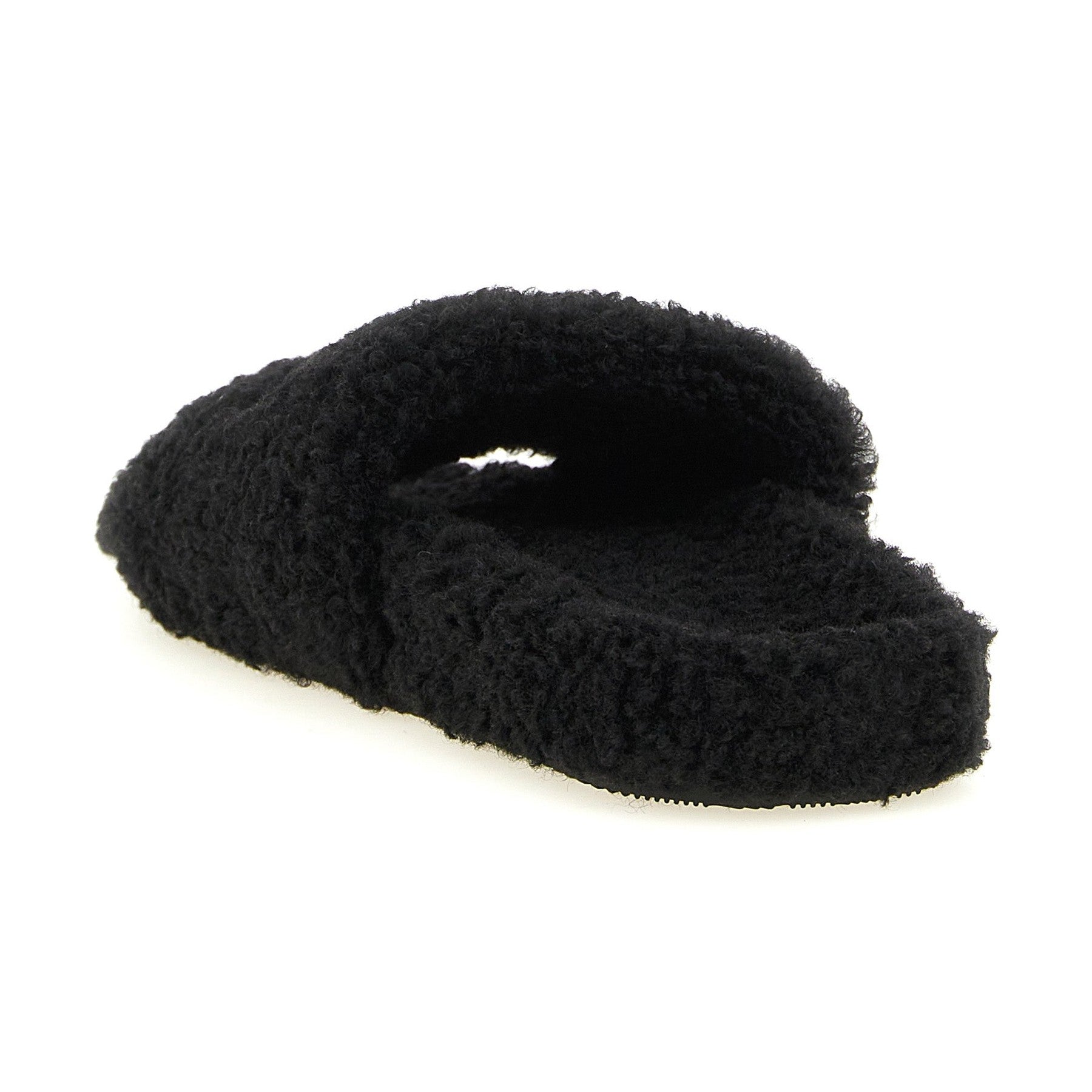 Black Polyester Slides