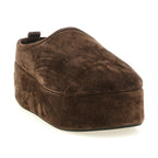 Brown Calfskin Mules