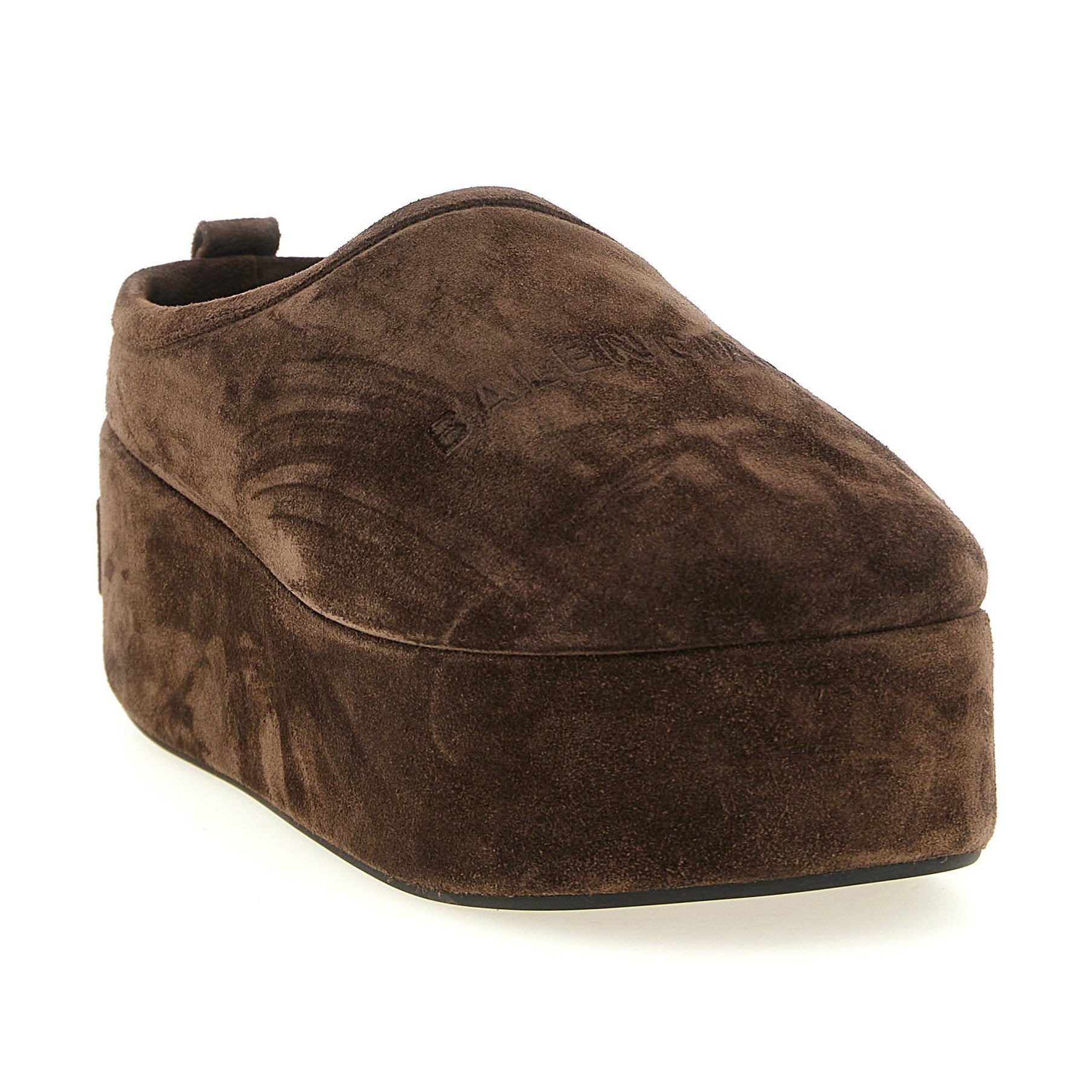 Brown Calfskin Mules