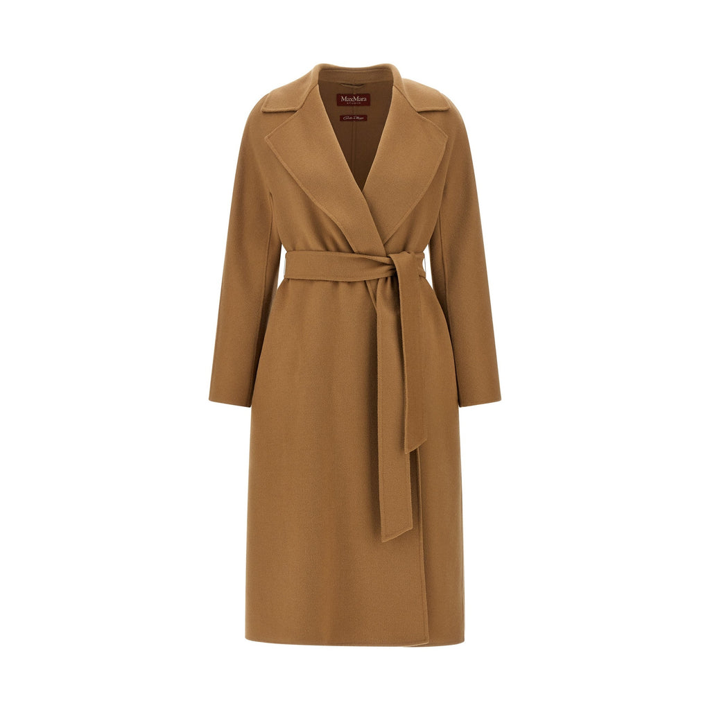 Beige Virgin Wool Coat