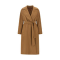 Beige Virgin Wool Coat
