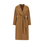 Beige Virgin Wool Coat