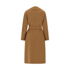 Beige Virgin Wool Coat